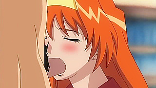 Dark 1 - Redheaded anime schoolgirl is tied up and face fucked till she swallows