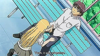 Teen guy gets his dick sucked in the park by horny love club president