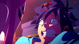 Horny Anime Chick Rocks Out With Big Tits And Guns In Fetish Music Video