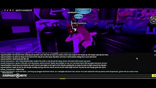 Foxy Dope Head Gives Seductive Blowjob In Anime Game World