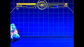 Horny Hentai Fighter Shows Off Her Skills For A Steamy Blowjob Session