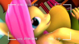Intimate Home Movie Moments – 3D Hentai Couple Caught On Camera