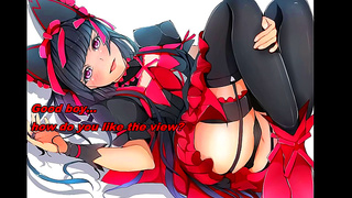 Gothic Rory Anime Femdom Teases With Jerk Off Instructions & Edge Denial