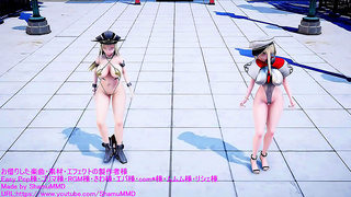 Bismarck’s Rave Dance Ends With Intense 3D Anime Sex Session