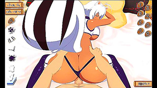Sexy Tan Anime Chick Gets Fucked Hard In Hot Hentai Game Action