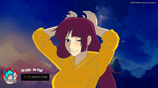 Hotaru Milf Anime Babe Shows Off Busty Ass In Sexy Cosplay Fantasy Scene