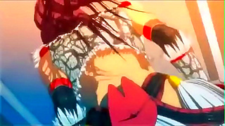 Passionate Big-Breasted Teacher Gives Uncensored Hentai Blowjob & Creampie