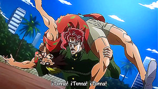 Jojo's Bizarre Adventure – Anime Couple Engages in Uncensored Passionate Encounter