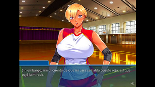 Horny Brunette Volleyball Club Member Seduces You In Anime Episode 1
