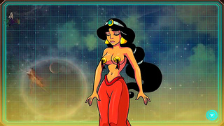 Sci-Fi Cosplay Princess Dances Seductively for Akabur's Star Channel Cremes