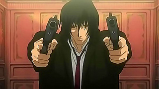 Brandon Heat Battles Harry McDowell In Intense Gungrave Anime Action