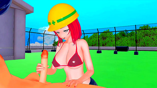 Horny Big-Titted Workers Visit My House for Kinky 3D Hentai Fun & Orgasms