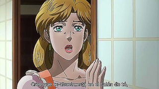 Jojo's Bizarre Adventure – Anime Couple Engages in Steamy Uncensored Action
