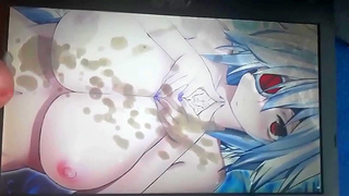 HugeCumshot Tribute – Soloboy Bukkakes Big Tits Anime Chick From BlazBlue