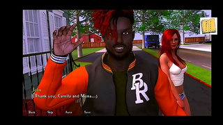 Redhead Chick With Big Tits And Ass Rides Dick Hard In 3D Hentai Game Walkthrough