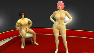 Cuckolded Husband Watches Sakura’s Wedding Night Betrayal With Horny Stranger