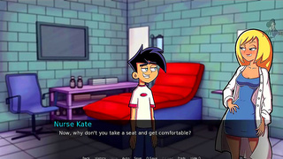 Hot Nurse Curses Danny Phantom With Sexy Blowjob & MILF Action