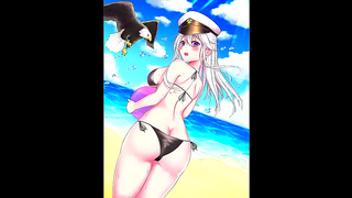 Azur Lane Enterprise & Roon Take On Taihou In Sexy Hentai Action
