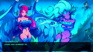 Blue-Haired Anime Girl Gets Rough Monster Sex & OrgasmicCumshot