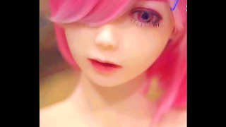 Soloboy Enjoys Re-Zero Ram and Rem Anime Cosplay Love Dolls