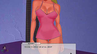 Blonde Stargirl Trains with Redhead Princess for Justice League Heroics