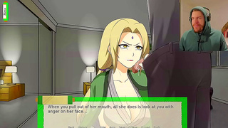 Tsunade's Wild Hentai Threesome With Naruto Girls Ends In BDSM Doggy Style Creampie
