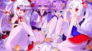 Horny Azur Lane Anime Chick Teases With Panty Clad Feet & JOI Fapping Instructions