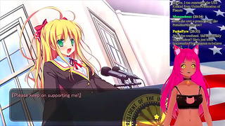 Petite VTuber With Big Boobs Livestreams Anime Parody Comedy Game Session