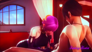 League Legends KDA Girls Take Big Cocks for Creamy Orgasms Uncensored