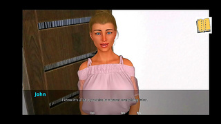 New Home For John & 4 Hot Ladies – Big Tits, Busty Blonde MILF Action