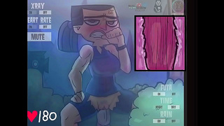 Horny Futanari Agent Trains With Eva in Secret Anime Game Loop