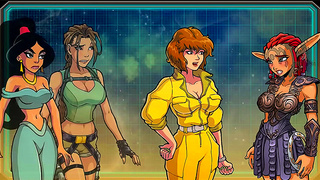 Lara Croft's Steamy Anime Adventure With Hermione in Akabur’s Womb Raider Fantasies