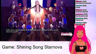 Lewd VTuber Neko Enjoys Intense Anime Sex Scenes in Shining Song Starnova