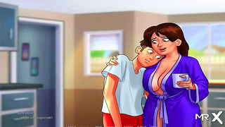 Teen Anime Seductress Tempts With Lollipop Tease for Summertime Saga Fans