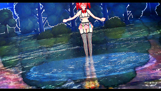 Hentai Anime Babe Dances Seductively toErotic Song MMD Style