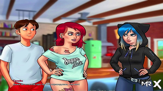 Teen Anime Chick Gets Wild in Summertime Saga – Intense Hentai Adventure