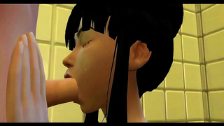 Madara Fucks His Friend’s Wife in Bathtub During Steamy Naruto Hentai Scene