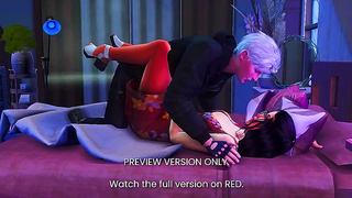 Samui And Mizukage Seduce Sarada For A Hot Anime 3D Group Cuckold Scene