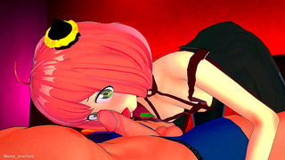 Busty Anime Hottie Gets Fucked Hard by Animated Man’s Big Dick for Orgasmic Finish