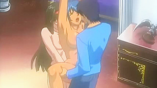 Slave Nurses 2 - Tied up nurse is double penetrated by guy and girl with strapon