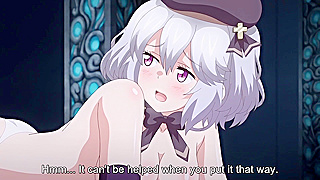 Knight of Erin 4 - Erin and succubus drain the balls of petite futanari girl