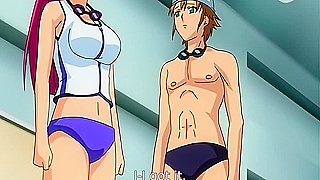 Shiofuki Mermaid - Swim coach fucks one of his big breasted hentai students
