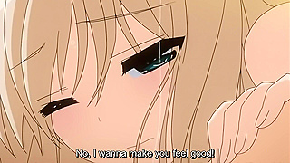 A Kiss for the Petals - Petite schoolgirls with small tits have erotic lesbian anime sex