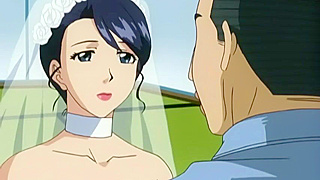 Mistreated Bride 4 - Pervy hentai guy fucks his wife, mom and sister at same time
