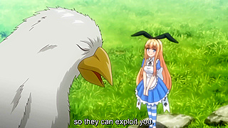 Fairy Tale Game of Tag 2 - Alice is fucked by the pervy caterpillar