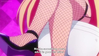 Hot girls start making out and it turns in to a hentai lesbian orgy and combat zone