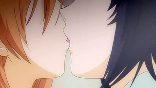 Innocent Lovers 3 - Anime schoolgirls kiss and lick pussy in romantic lesbian hentai