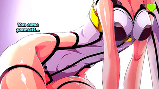 Hot Anime Babe Gets Verified With A Steamy Blowjob Showdown!