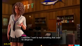 Seductive Anime Girls Striptease Before Hot 3D Sex Showdown