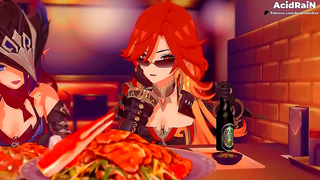 Sexy 3D Demi-Eve Dominates Space in Subverse for Sensual Anime Pleasure